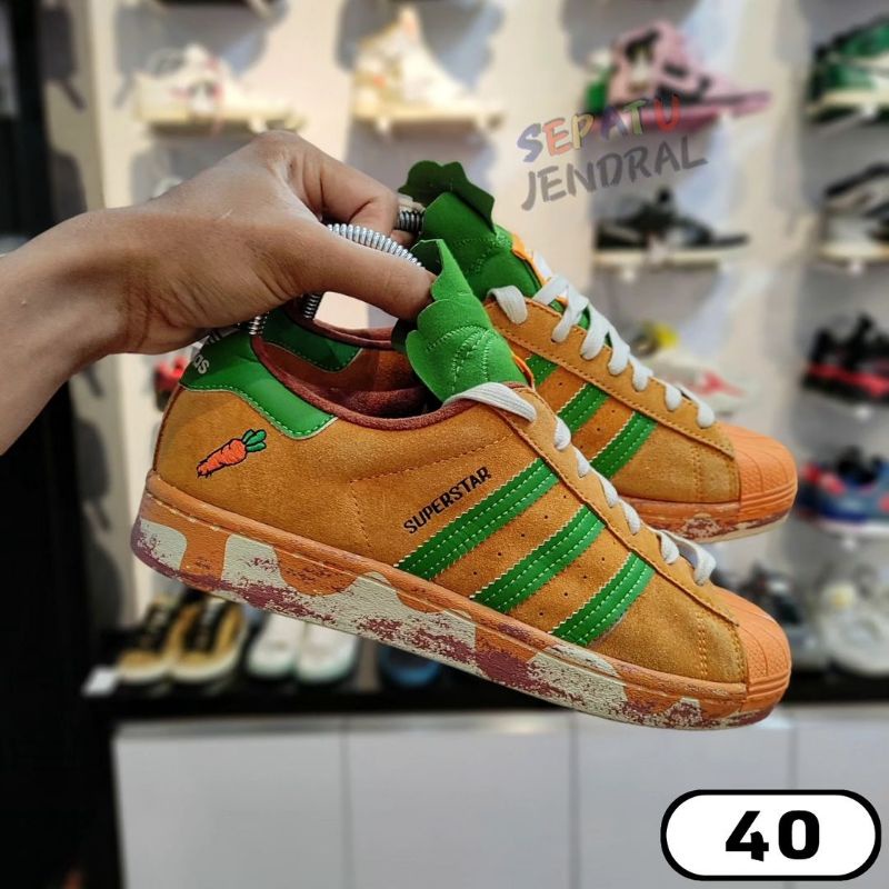 sepatu casual Adidas Melting Sadness X Original Superstar 40