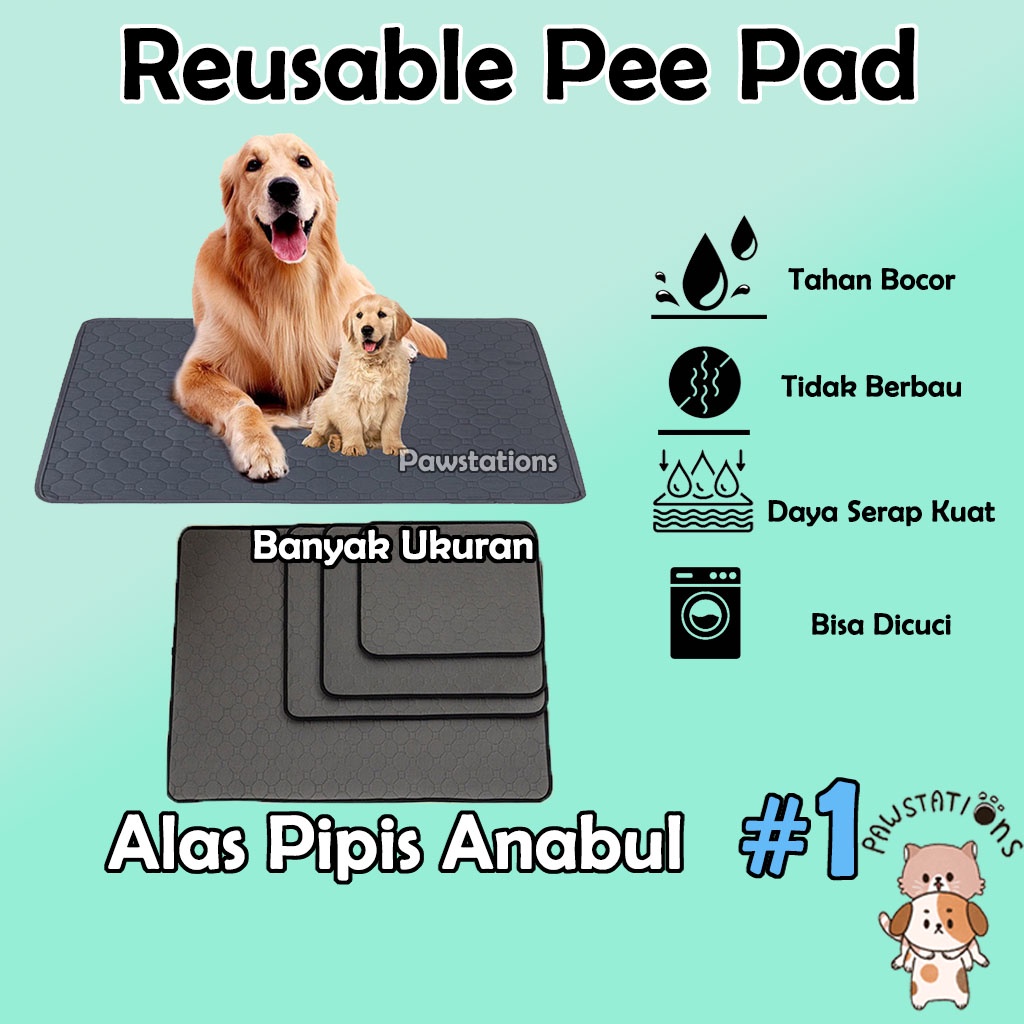 Reusable Pee Pad Washable Pee Pad Perlak Bisa Dicuci Perlak Bisa Dipakai Ulang