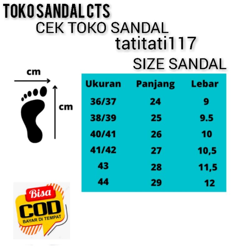 CTS Sendal sandal jepit pria casual lapis tengah LR02