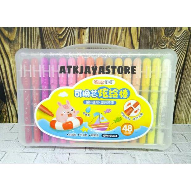 

Viral Crayon 48 Warna Grasp Mata Kecil Refill Kyx