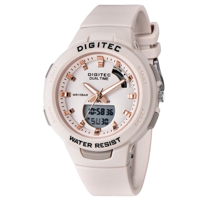 HOT SALE JAM TANGAN DIGITEC DG-3082T SPORT ROSEGOLD STRAP TERBARU