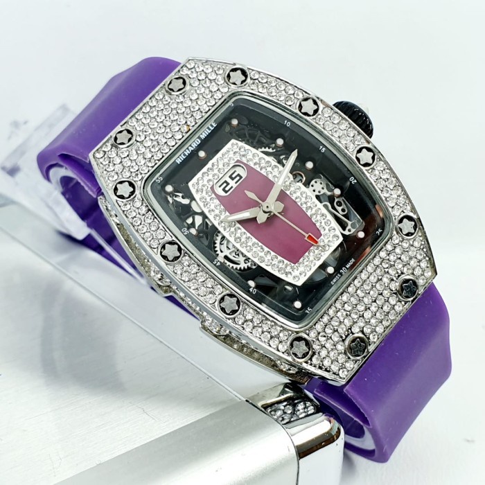 DISKON SPESIAL JAM TANGAN WANITA RM RICHARD MILE DIAMOND SUPER MEWAH - CASIO BALMER TERBARU