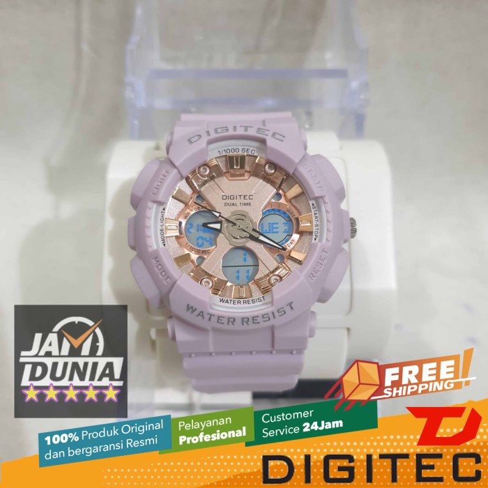 PROMO DIGITEC ORIGINAL MDA-3032T PU MDA3032 DIGITEC 3032 JAM TANGAN WANITA TERLARIS