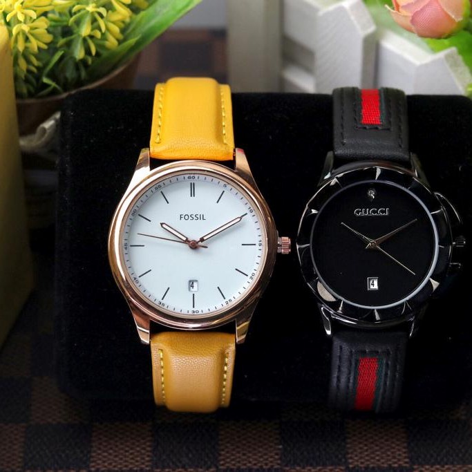 PROMO JAM TANGAN FOSSIL WANITA ORIGINAL WATER RESISTANCE GRATIS 1 JAM TANGAN TERLARIS