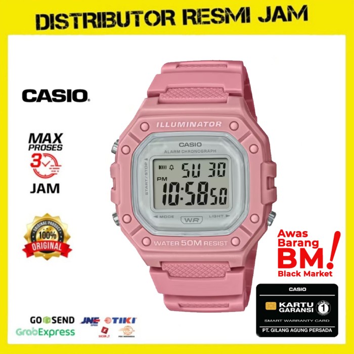 DISKON SPESIAL CASIO GENERAL W-218HC-4AVDF W-218HC W-218 W218HC W218 TERMURAH