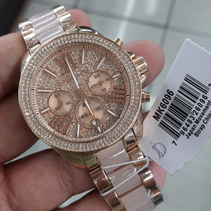 MUST HAVE JAM TANGAN WANITA MK6096 / MK 6096 MICHAEL KORS ORIGINAL FULLSET TERMURAH