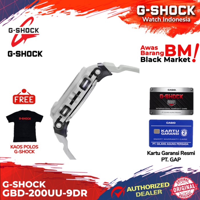 MUST HAVE G-SHOCK GSHOCK GBD-200UU-9DR GBD-200UU GBD-200 GBD200UU GBD 200UU TERLARIS