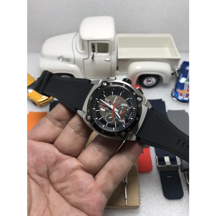 FLASH SALE STRAP TALI RUBBER JAM TANGAN SEIKO SPORTURA F1 HONDA RACING 22MM TERLARIS