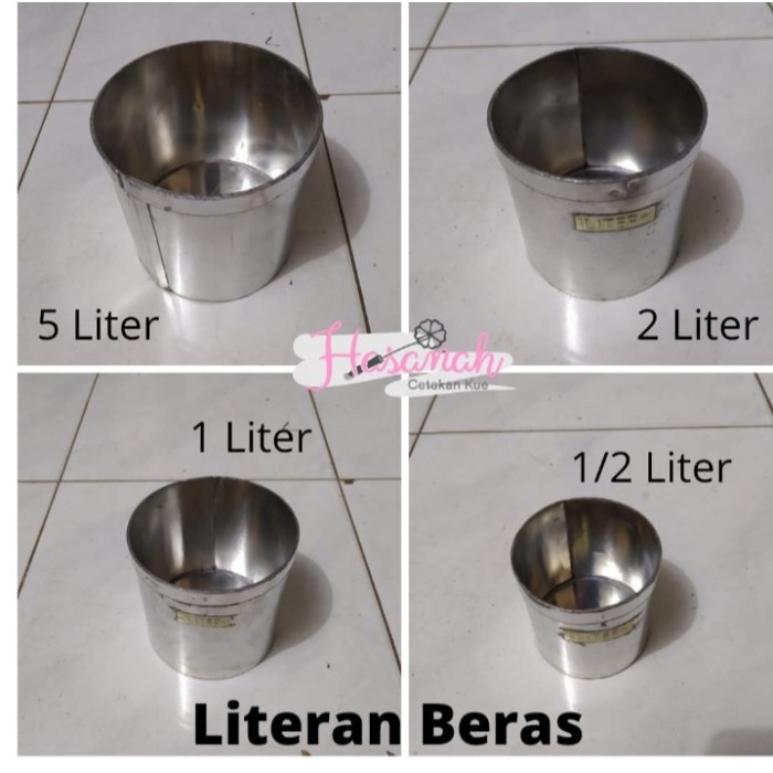 Terlaris Literan Beras 5 Liter Tebal / Liter Beras 5 Liter / Takaran Beras 5Ltr
