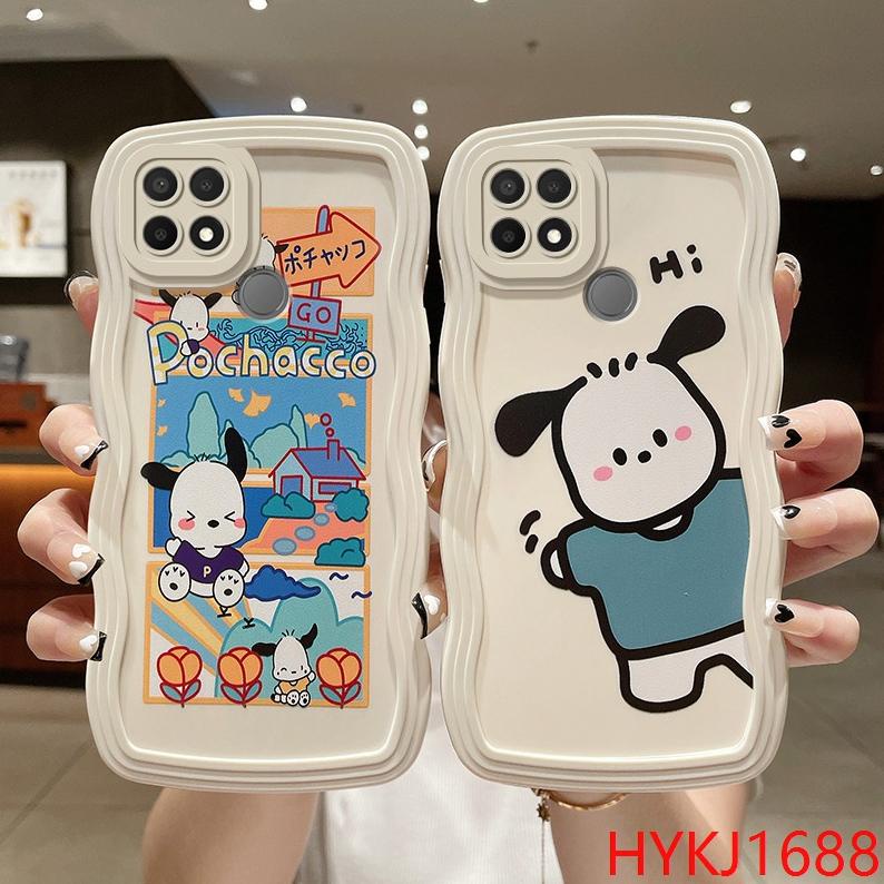 Case Oppo A15 Case Oppo A15S Tpu Silikon Motif Gelombang Cover Pelindung Soft Shell Klq