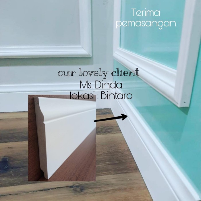 Bestseller Kayu Moulding - Plint Lantai Skriting - Kayu Profil - Wall Moulding