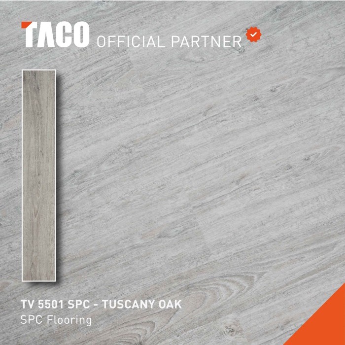 Bestseller Taco Lantai Spc 5Mm - Tv 5501 Tuscany Oak
