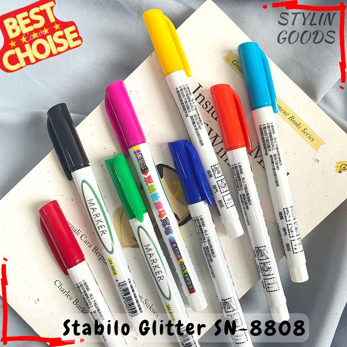 

Bestseller Stabilo Spidol Gliter 8 In 1 Highlighter 1 Set Isi 8 Pcs Murah Stabilo