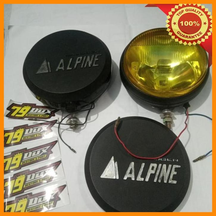 (DCAV) LAMPU MOBIL FOGH LAMP ALPINE IODE RALLY TEMBAK SOROT KABUT JAUH