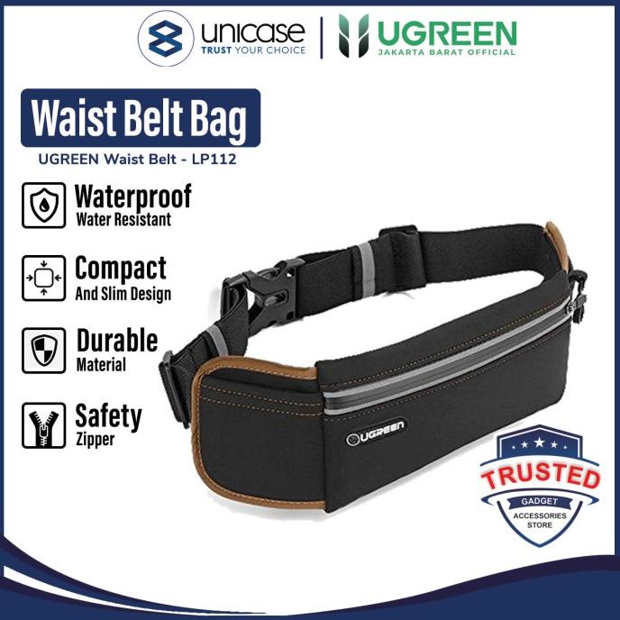Belt Bag / Pouch Waterproof UGREEN Outdoor Running / Tas Lari Pinggang
