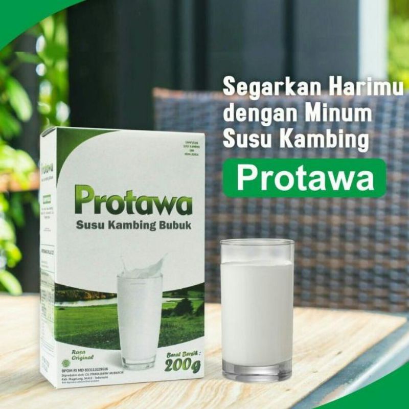 

PROTAWA Susu Kambing Etawa Bubuk 200 Gram | Susu Kambing Bubuk Protawa 200 Gram