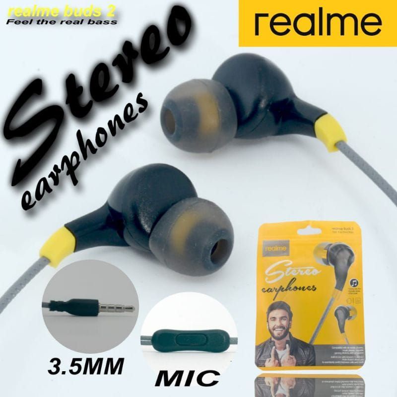 HF/HEADSET REALME BUDS 01/ BUDS 02 STEREO BASSS