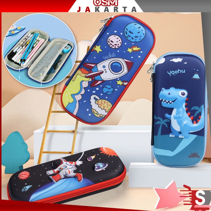 

➫Harga Termurah❁➽ WQAHI OSM JKT S5626 Kotak Pensil / Tempat Pensil Anak Gambar 3D Bahan EVA Anti Air / Tempat Pensil 3D Model Terbaru / Kotak Alat Tulis 080 ✲Hot Sale