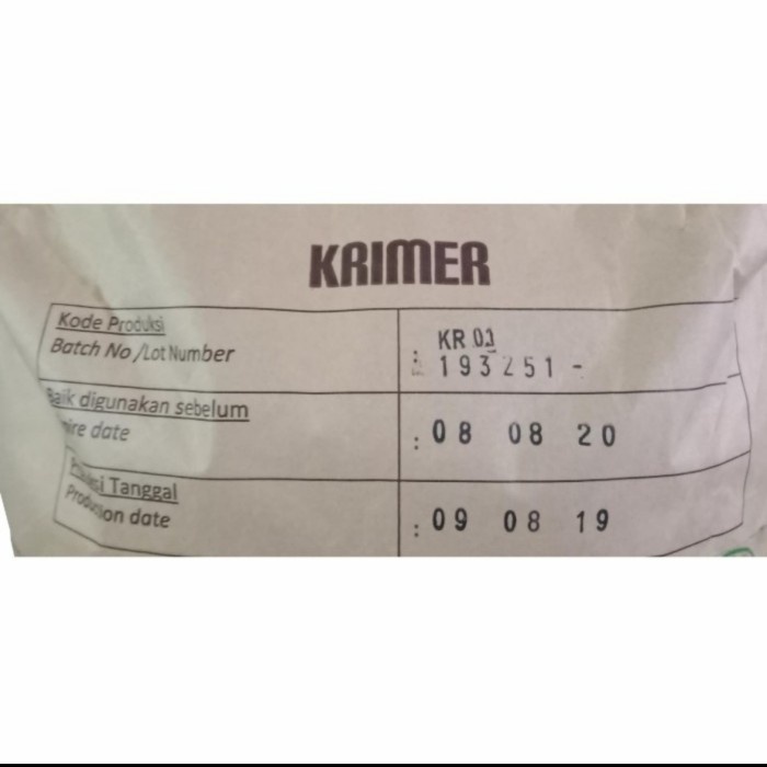 

Krimer bubuk - Creamer powder 1kg fat 26% non dairy halal repack - 1KG ghe02