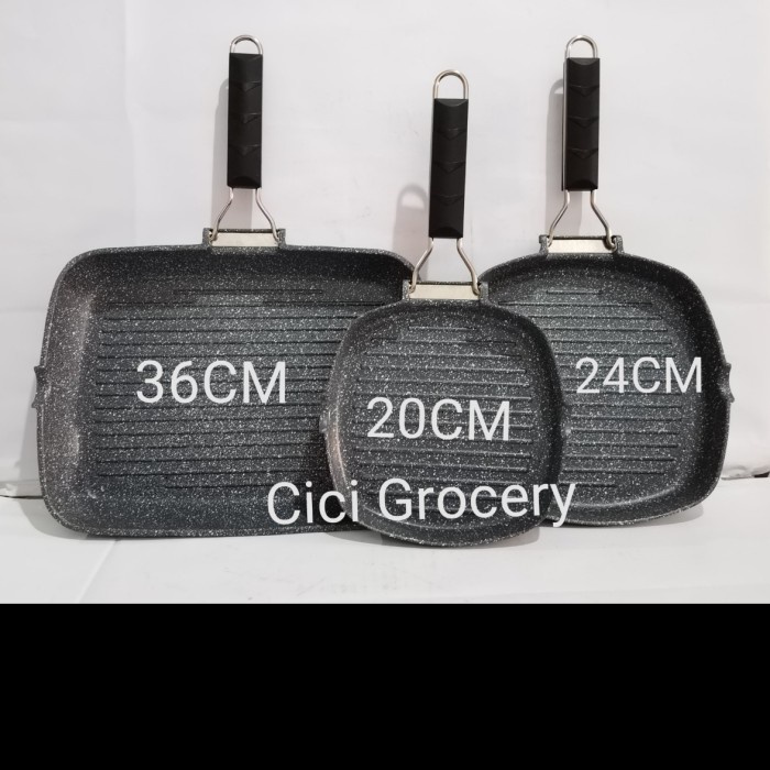 

AKEBONNO GRILL PAN NON STICK - WAJAN ANTI LENGKET GAGANG LIPAT ghe02