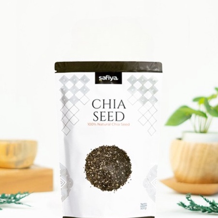 

➘✣✰ Chia Seed Organik 500 gram Black Chia Chiaseed Chiajoy Original Ready