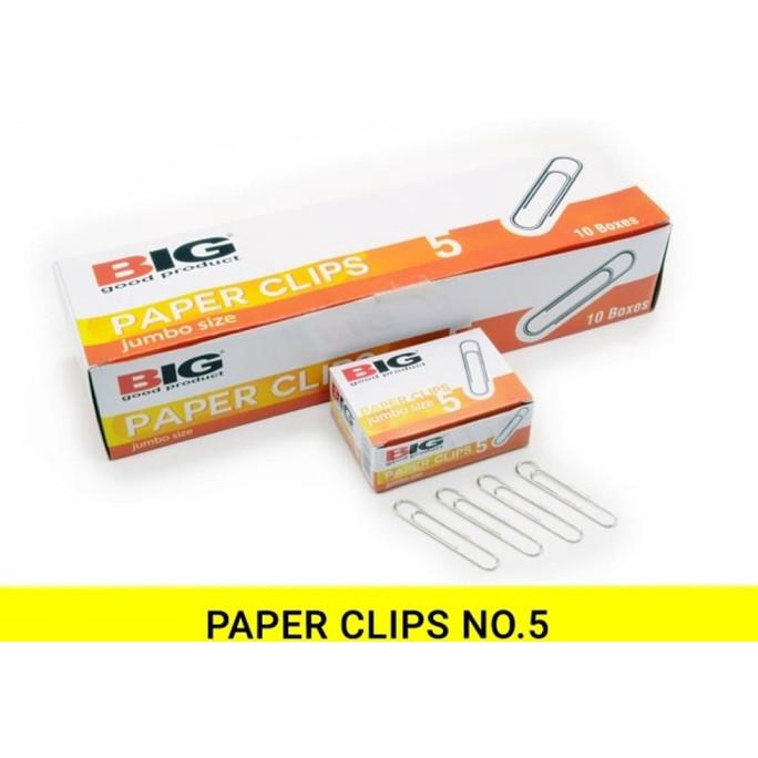 

Paper Clip / Klip Penjepit Kertas No. 5 Jumbo