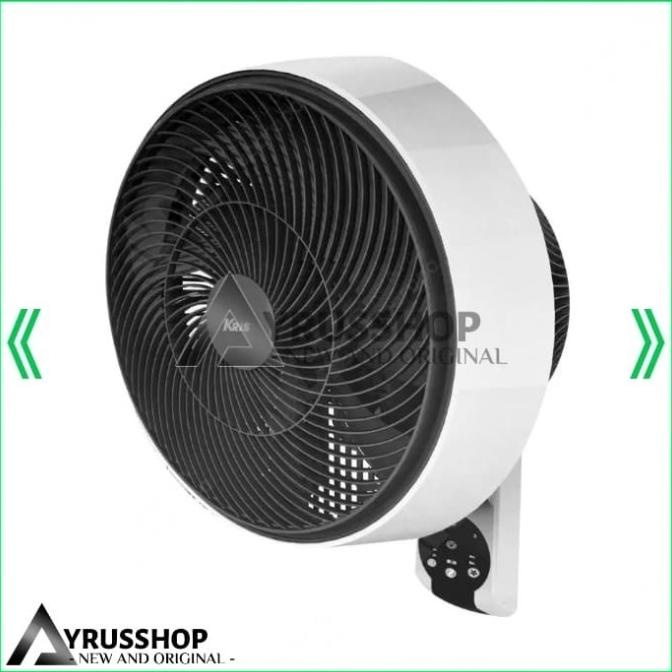 {{{{}}] Krisbow Kipas Angin Dinding 14 inch Bulat Wall Fan w/ Remote