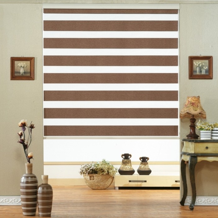 Terlaris Painting Rainbow Blinds Onna Blackout