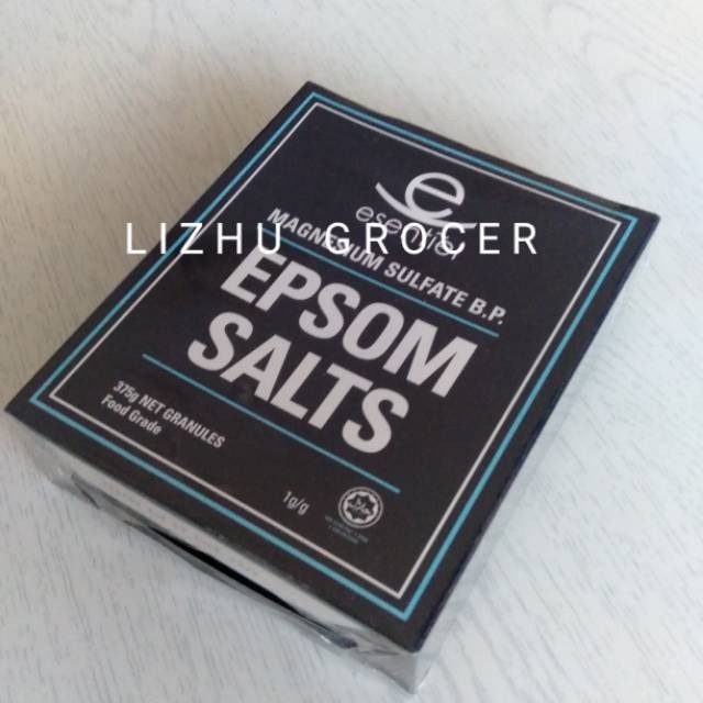 Terlaris Bathsalt Epsom Salts. Food.Grade 375G Esentiel.Garam Inggris