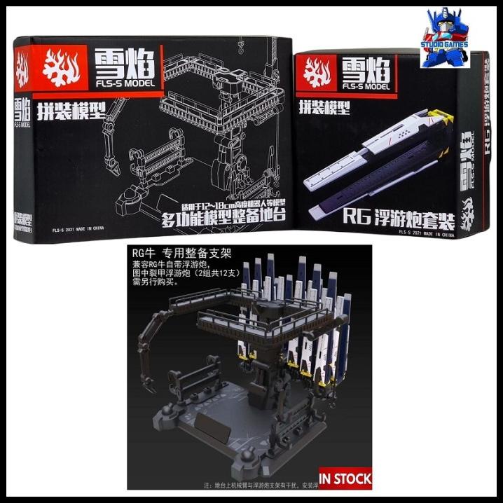 Snowflame Rg 1/144 Action Base Hangar / Funnel For Nu Ver Ka Gundam