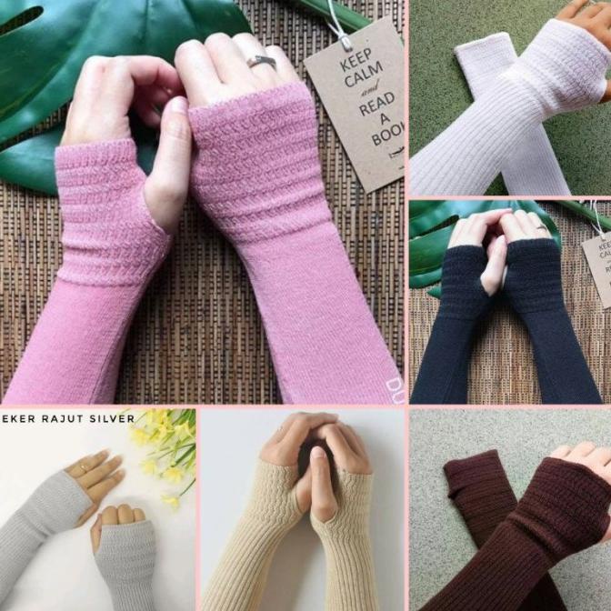 Favorit HANDSOCK RAJUT/ MANSET JEMPOL/ DEKER/ SARUNG TANGAN MUSLIMAH