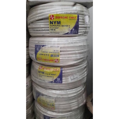 Terlaris Kabel Supreme Nym 3X4 50Meter