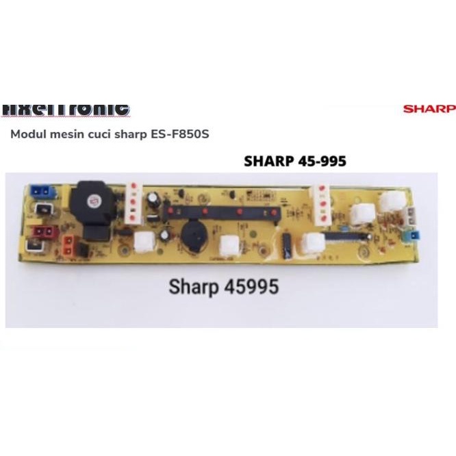 Modul Pcb Mesin Cuci Sharp Es-F800T-Bl Kode Part 45995