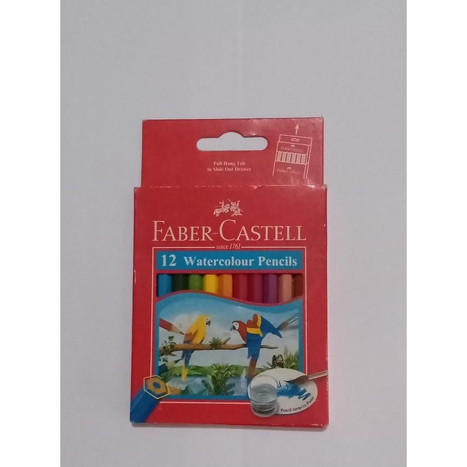 

Pensil Warna Faber Castell 12 Warna Pendek Watercolour