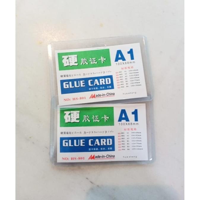 

Plastik ID Card Mika A1 (Name Tag / Glue Card / Card Holder) PAK