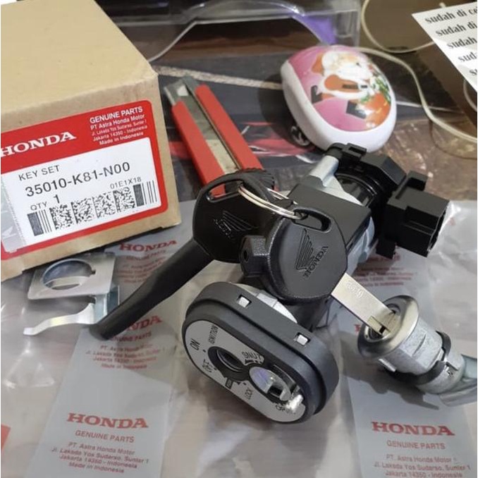 KUNCI KONTAK SET BEAT FI ESP DIGITAL 2016 2017 K81 ORIGINAL AHM