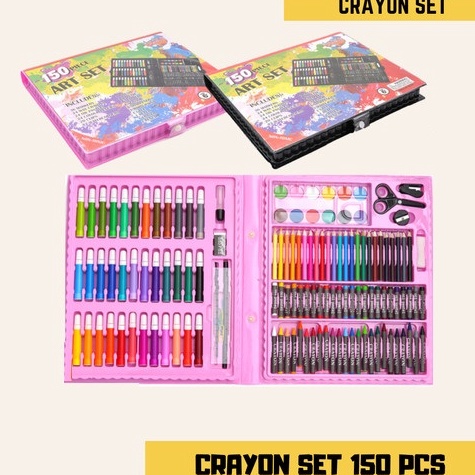 

Ready stock Crayon Set 150pcs / Alat Menggambar Mewarnai Dan Melukis Isi 150 pcs Untuk Anak-Anak 83