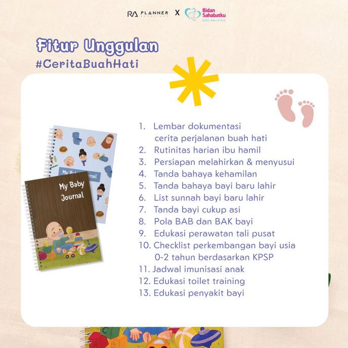 

My Baby Journal 2.0 X Bidan Sahabatku | Ready Stock | Buku Parenting