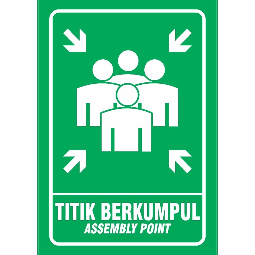 

Harga Termurah.. Akrilik Papan Titik Kumpul, Titik Berkumpul, Assembly Point 08D