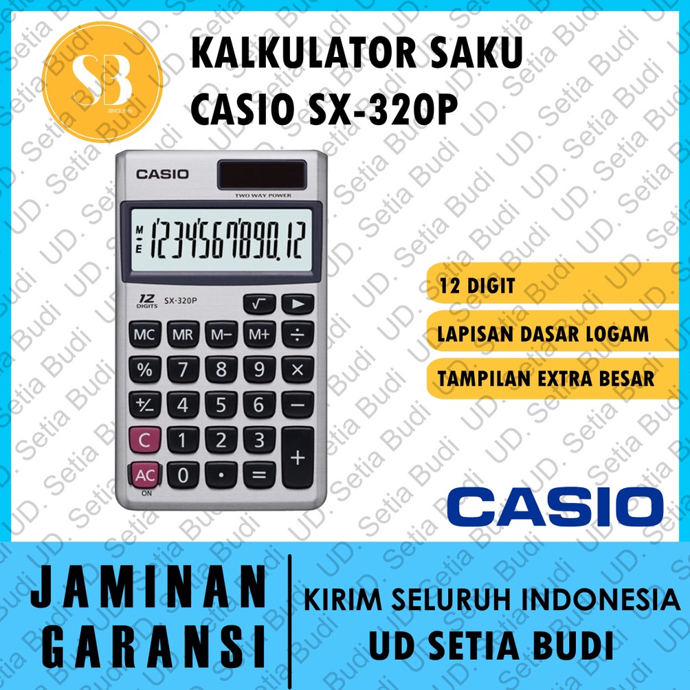

Special Edition.. Kalkulator Saku CASIO SX-320P Baru dan Asli ITL