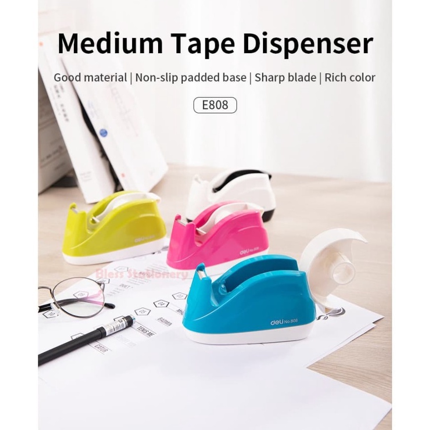 

Harga murah Tape dispenser small Tempat selotip kecil Tempat solatip Tempat isolasi Tempat perekat JVC