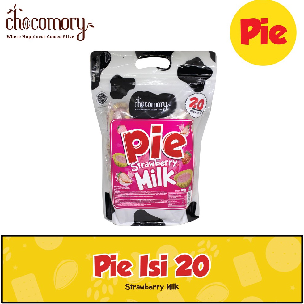 

Harga TERMURAAH Chocomory Strawberry Pie isi 20 500g GNY