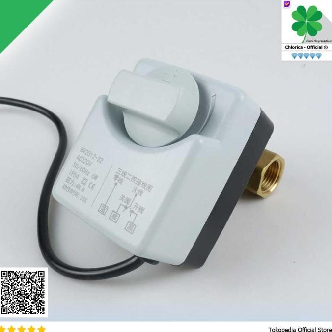 Nbcj Brass Motorized Ball Valve Electric Actuator 2 Way Dn15 Bv2012-32