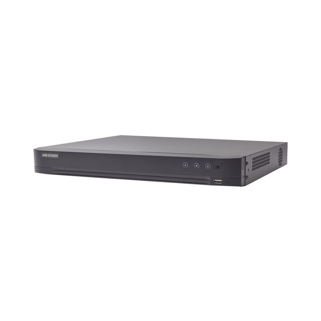 HIKVISION iDS-7200 series 1U Turbo AcuSense DVR (Front panel buttons, Alarm I/O and audio input opti