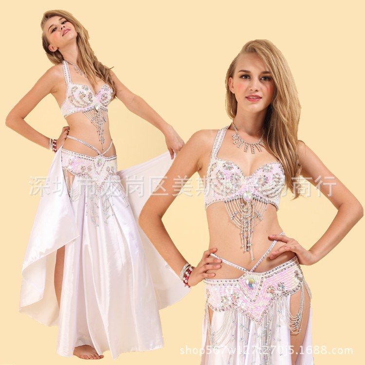 Belly Dance Skirt Belly Dance Swing Skirt Belly Dance Double Slit Skirt Indian Performance Performan