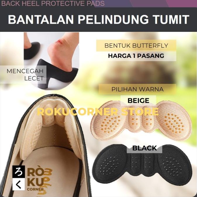 Insole Sepatu Sol Busa Pelindung Tumit Ganjalan Sepatu Heel Anti Lecet