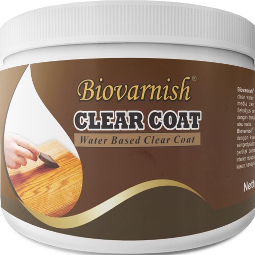 Terkini.. Pernis Cat Pelapis Kayu Kecil Gloss dan Matte | Biovarnish Clear Coat 400gr THJ