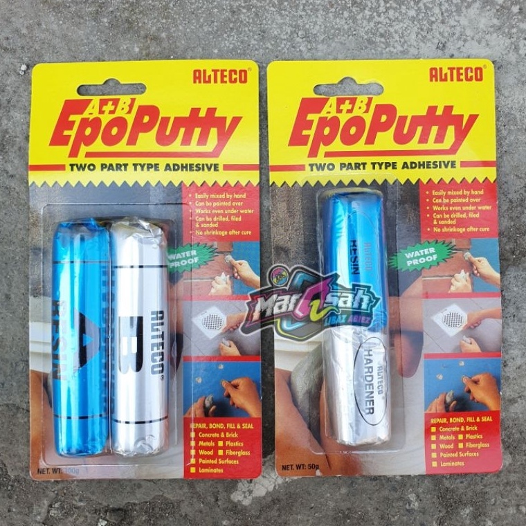 

Readystock.. lem epo putty 50g dan 100g lem porting lem serbaguna marqsah racing R8K