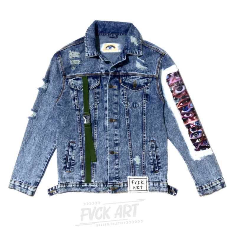 JEANS CUSTOM PAINTING // JAKET LUKIS // LIMITED EDITION DENIM
