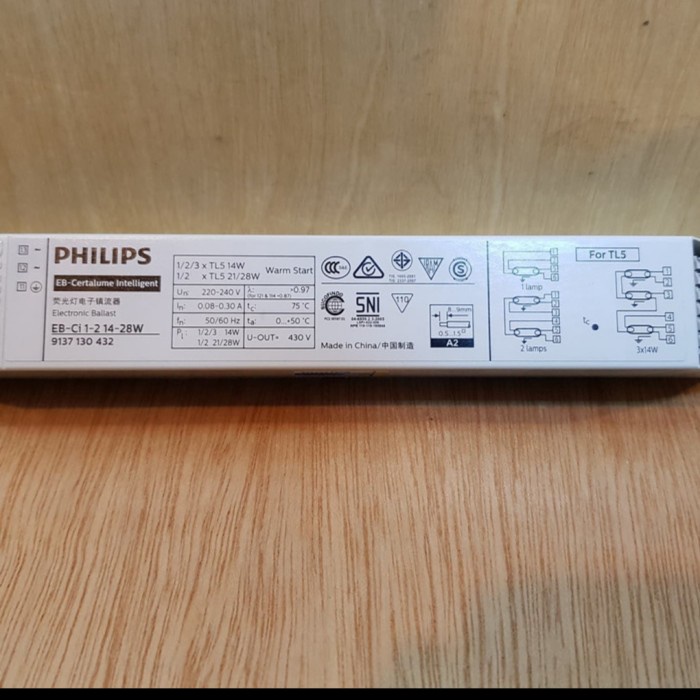 Ballast / Trafo T5 2 X 28 Watt Philips Eb-Ci-1-2 14-28 Watt